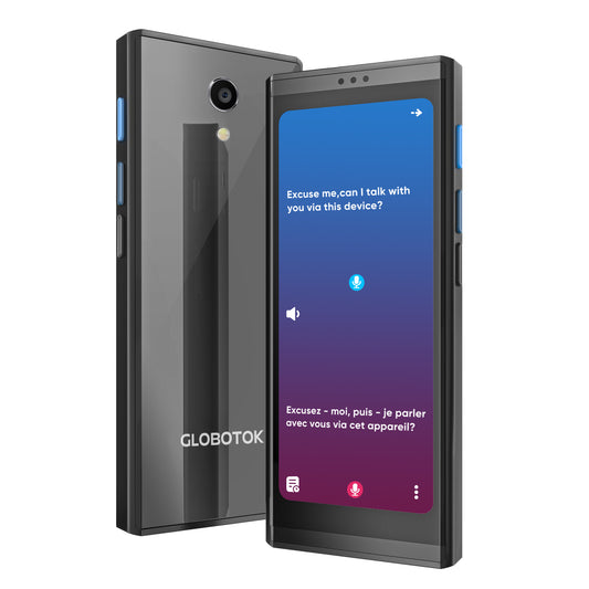 Globotok G1 ポータブル翻訳者。88 言語と 120 以上のアクセントをサポート